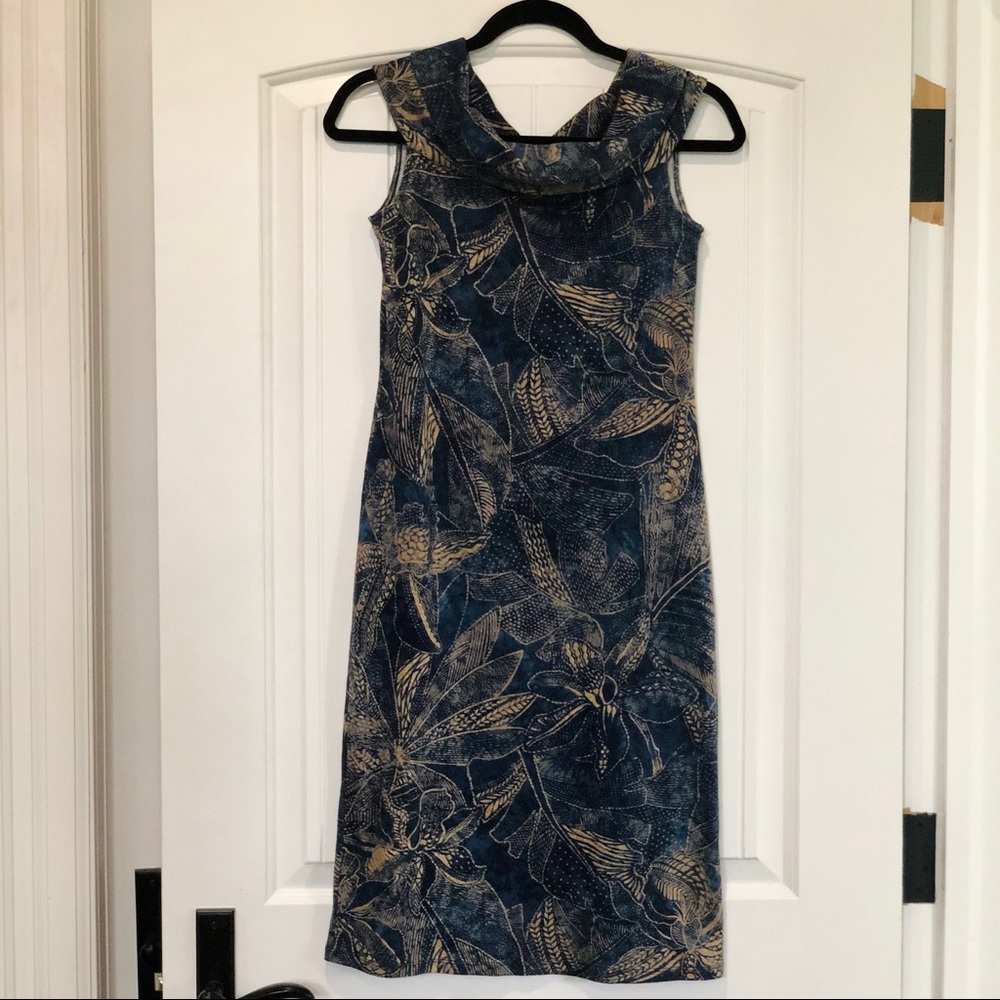Ralph Lauren cowl neck dress